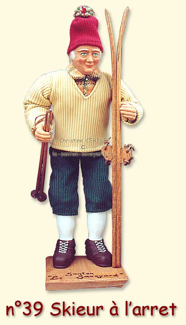 N°39 Skieur à l'arret